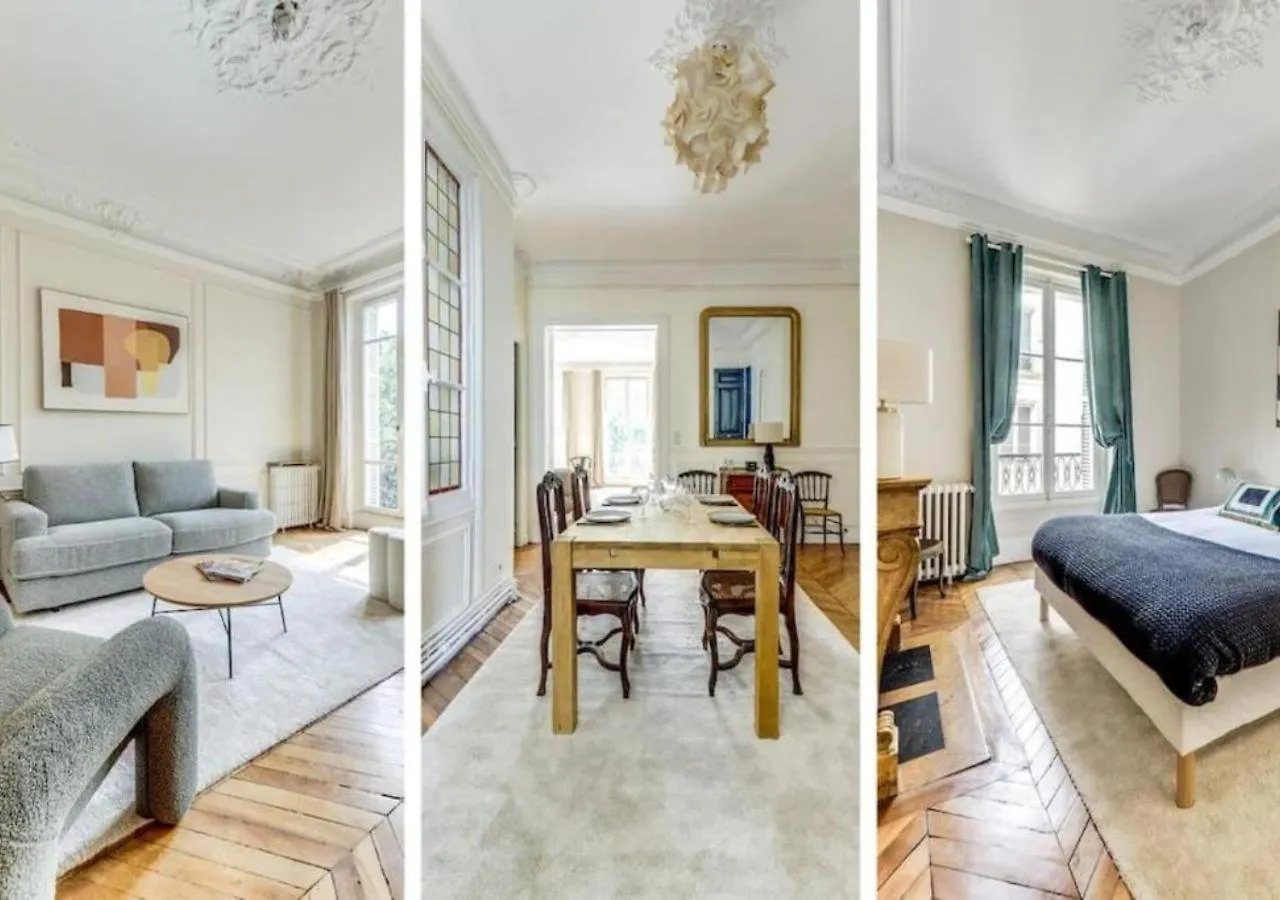 La Fleur Du Bosquet - Sumptuous- Eiffel Tower View Apartment Paris France